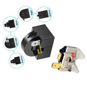 Haier Double Door Fridge Compressor Relay And Olp Or Over Load Protector 1 pin 100 Litres to 700 Litres