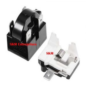 Haier Double Door Fridge Compressor Relay And Olp Or Over Load Protector 4 pin 100 Litres to 700 Litres
