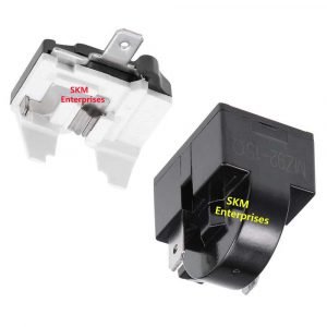 Haier Single Door Fridge Compressor Relay And Olp Or Over Load Protector 2 pin 100 Litres to 700 Litres