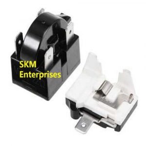 Haier Single Door Fridge Compressor Relay And Olp Or Over Load Protector 4 pin 100 Litres to 700 Litres