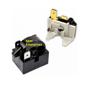 Whirlpool Double Door Fridge Compressor Relay And Olp or Over Load Protector 3 pin 100 Litres to 750 Litres