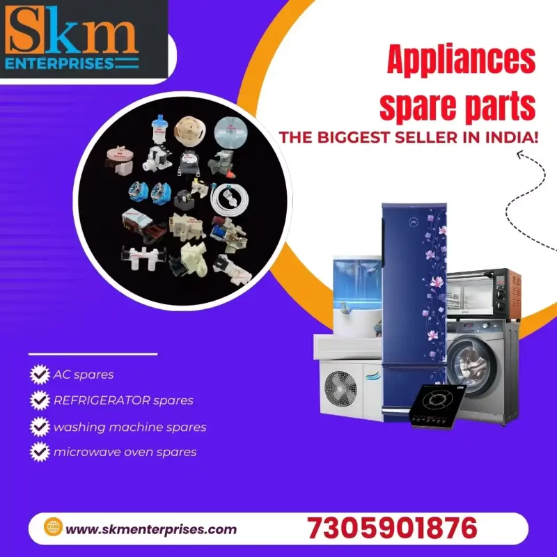 Appliances Spare Parts Shop in Ajax, Chennai Tamil Nadu – SKM Enterprises