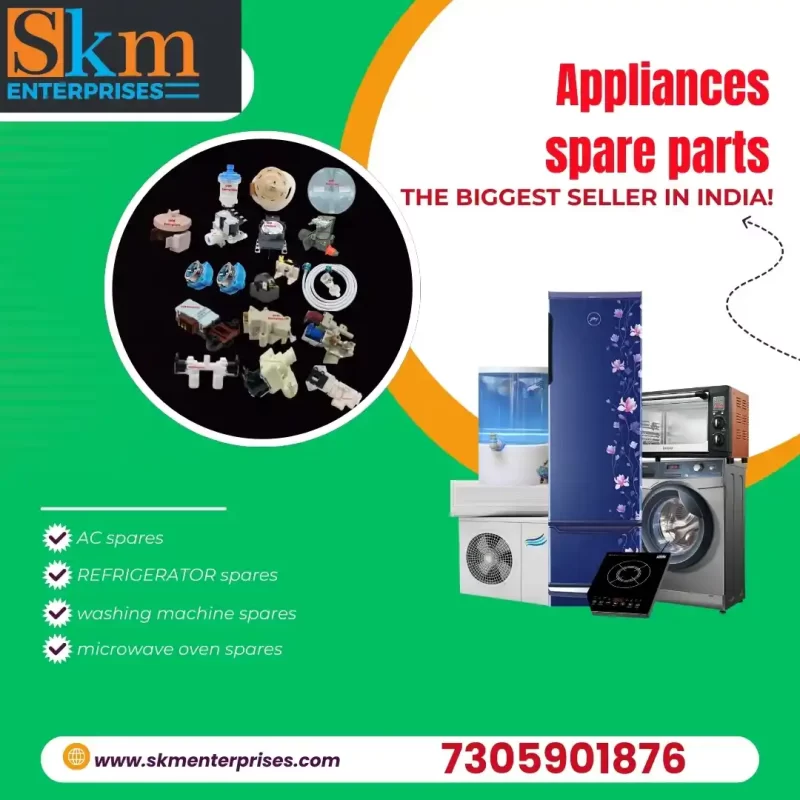 Appliances Spare Parts Shop in Ajax, Chennai Tamil Nadu – SKM Enterprises