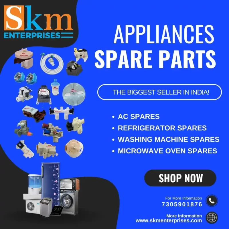 Appliances Spare Parts Shop in Anna Salai, Chennai Tamil Nadu – SKM Enterprises