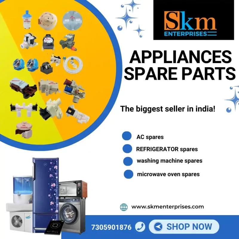 Appliances Spare Parts Shop in Basin Bridge, Chennai Tamil Nadu – SKM Enterprises
