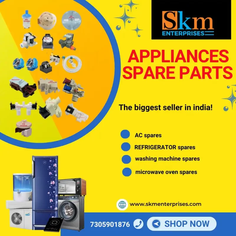Appliances Spare Parts Shop in Basin Bridge, Chennai Tamil Nadu – SKM Enterprises