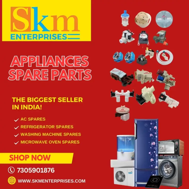 Appliances Spare Parts Shop in Central, Chennai Tamil Nadu – SKM Enterprises