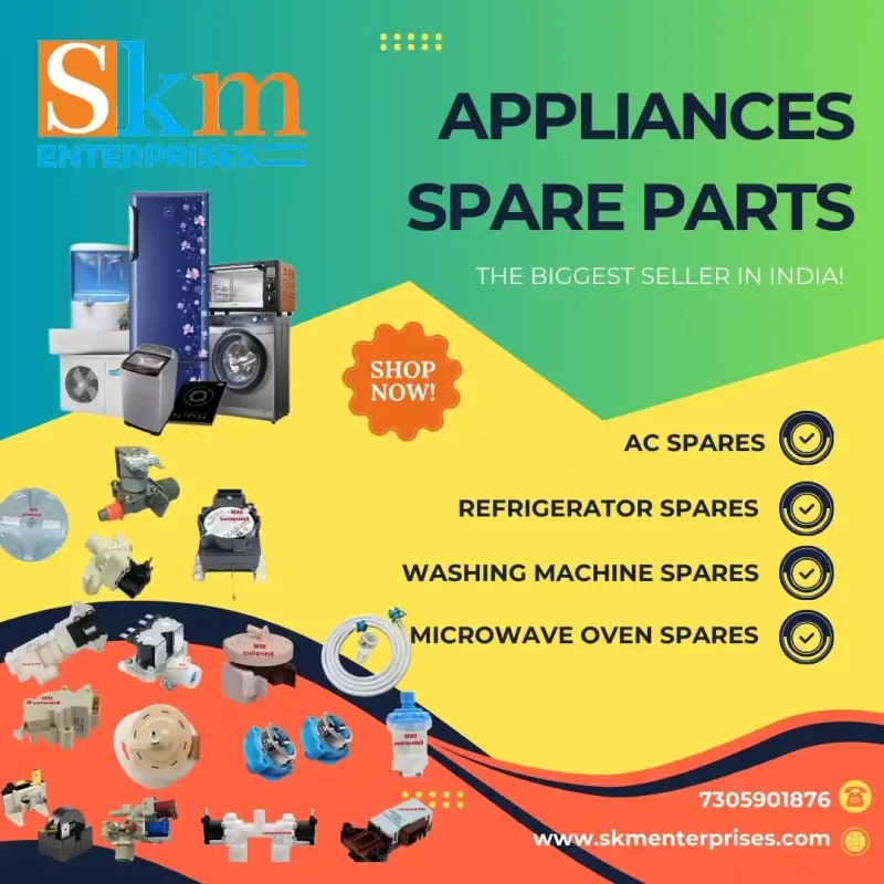 Appliances Spare Parts Shop in Chindatripet, Chennai Tamil Nadu – SKM Enterprises