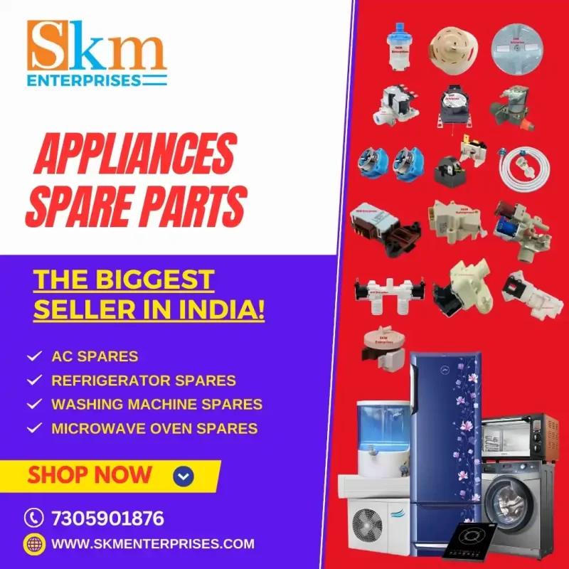 Appliances Spare Parts Shop in Choolai, Chennai Tamil Nadu – SKM Enterprises