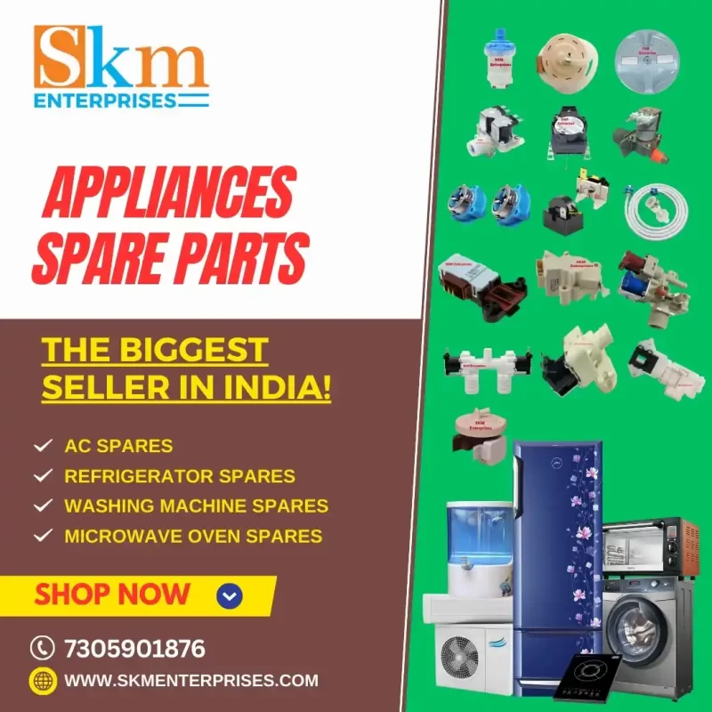 Appliances Spare Parts Shop in Choolai, Chennai Tamil Nadu – SKM Enterprises