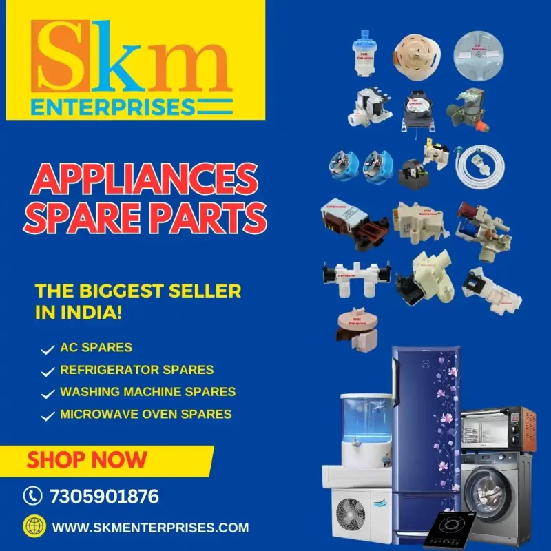 Appliances Spare Parts Shop in Elephant Gate, Chennai Tamil Nadu – SKM Enterprises