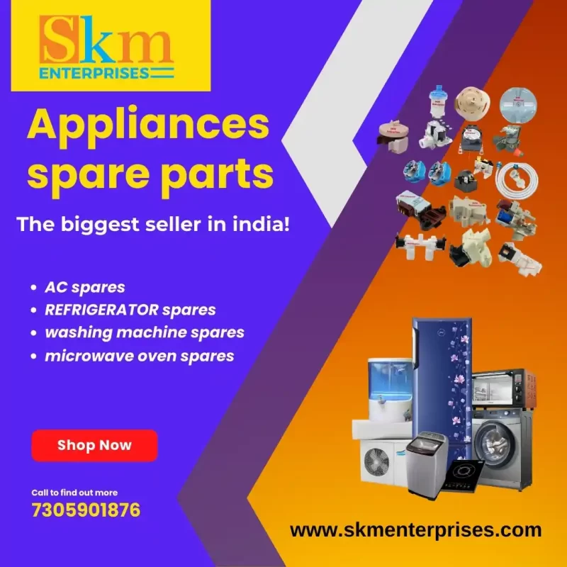 Appliances Spare Parts Shop in Eluru Andhra Pradesh – SKM Enterprises