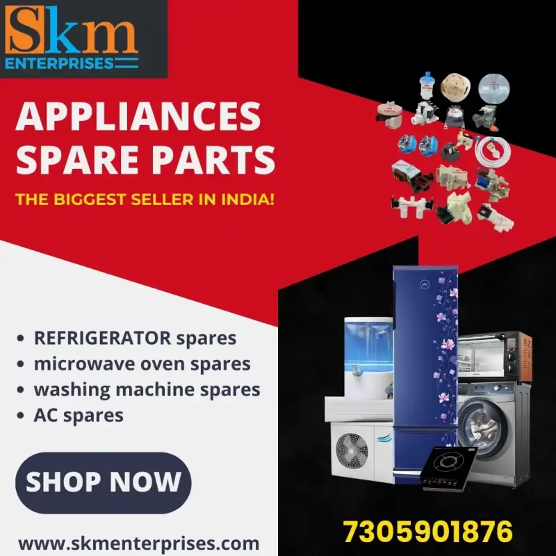 Appliances Spare Parts Shop in Ernavoor, Chennai Tamil Nadu – SKM Enterprises
