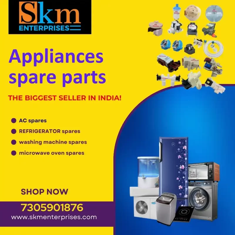 Appliances Spare Parts Shop in Gujarat – SKM Enterprises