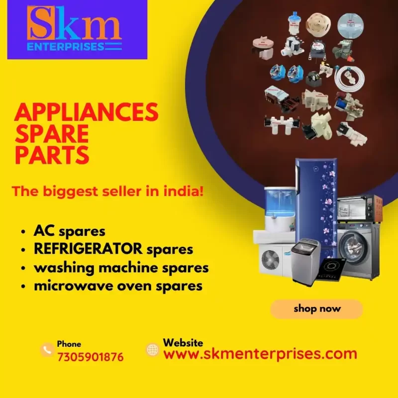 Appliances Spare Parts Shop in Guntur Andhra Pradesh – SKM Enterprises