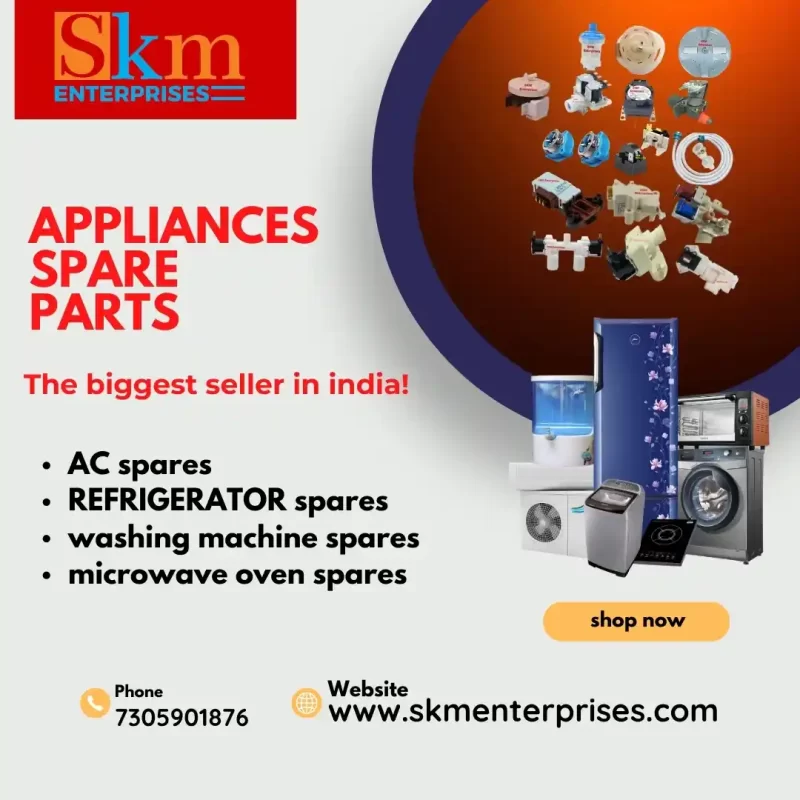 Appliances Spare Parts Shop in Guntur Andhra Pradesh – SKM Enterprises