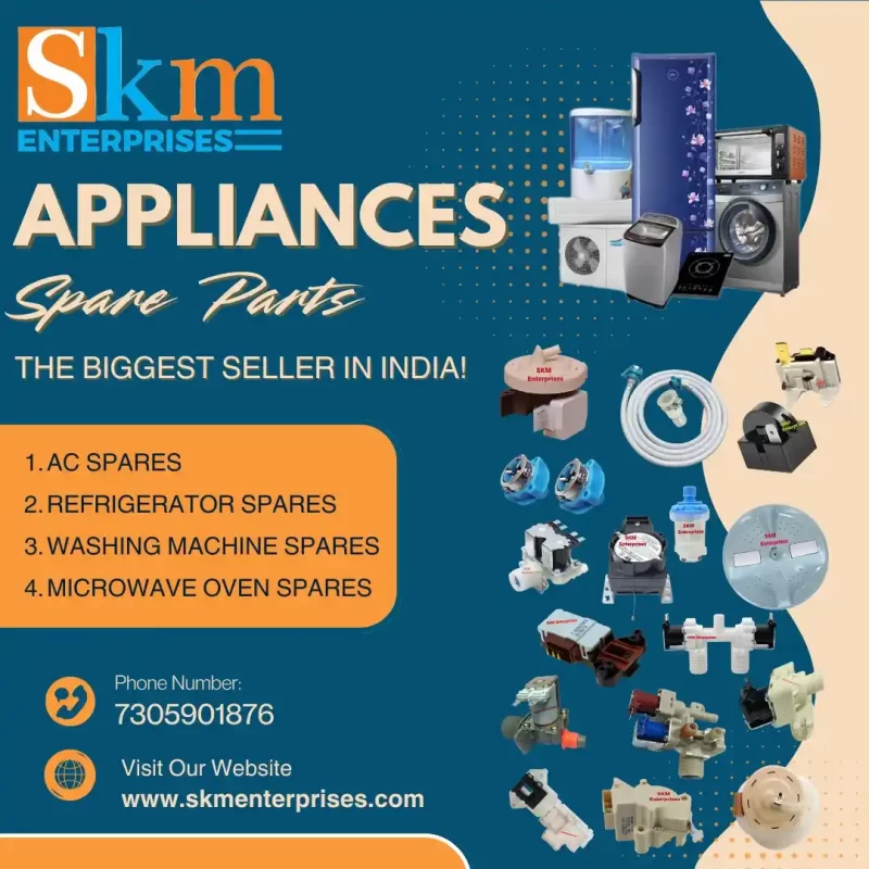 Appliances Spare Parts Shop in Jamaliya, Chennai Tamil Nadu – SKM Enterprises