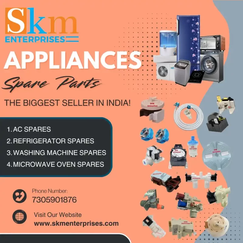 Appliances Spare Parts Shop in Jamaliya, Chennai Tamil Nadu – SKM Enterprises