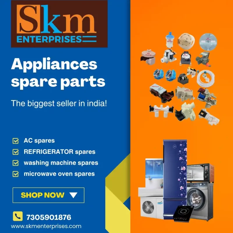 Appliances Spare Parts Shop in KK Thazhai, Chennai Tamil Nadu – SKM Enterprises