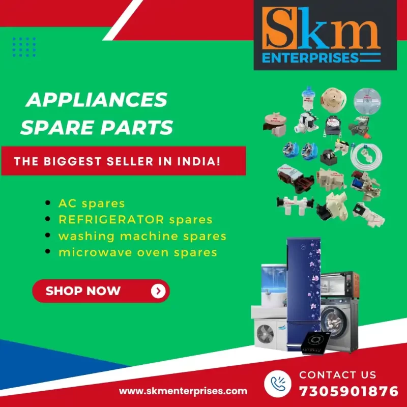 Appliances Spare Parts Shop in Kadapakkam, Chennai Tamil Nadu – SKM Enterprises