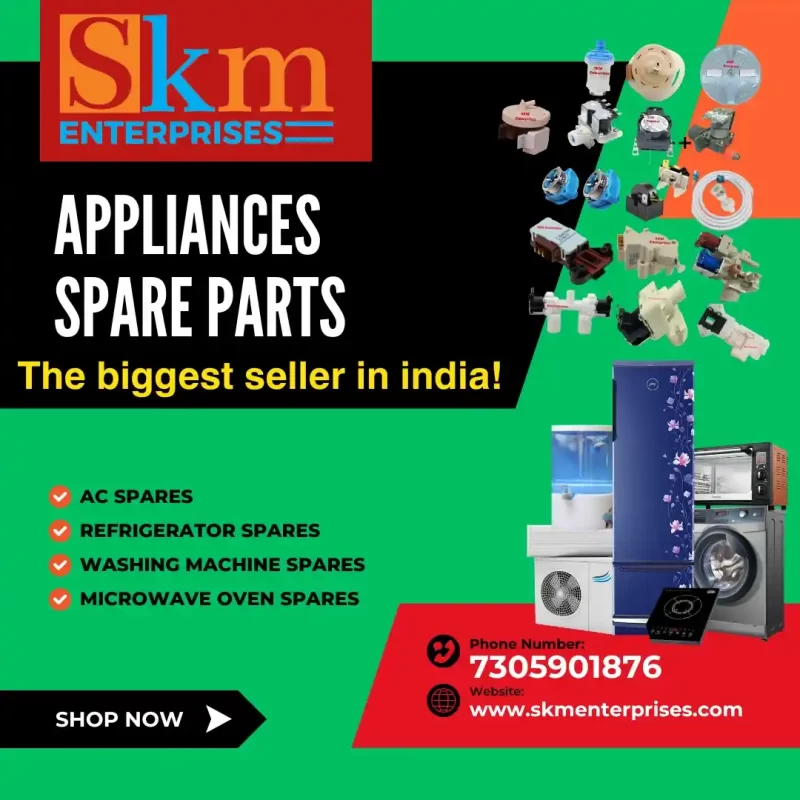 Appliances Spare Parts Shop in Kathirvedu, Chennai Tamil Nadu – SKM Enterprises