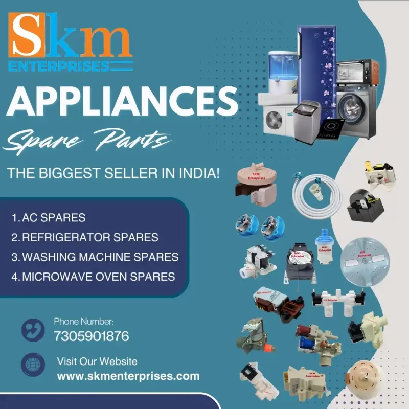 Appliances Spare Parts Shop in Kilpauk, Chennai Tamil Nadu – SKM Enterprises