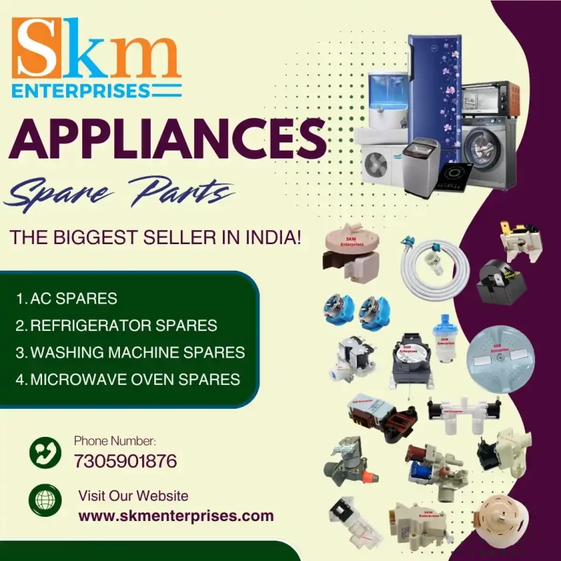 Appliances Spare Parts Shop in Kilpauk, Chennai Tamil Nadu – SKM Enterprises