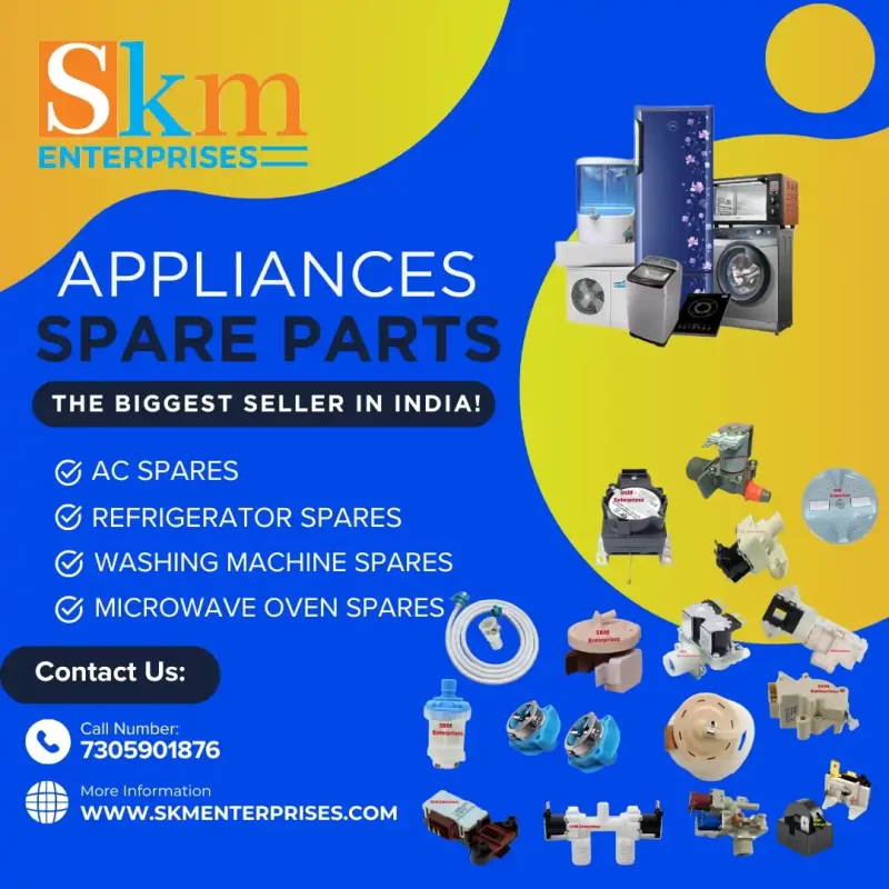 Appliances Spare Parts Shop in Kolathur, Chennai Tamil Nadu – SKM Enterprises