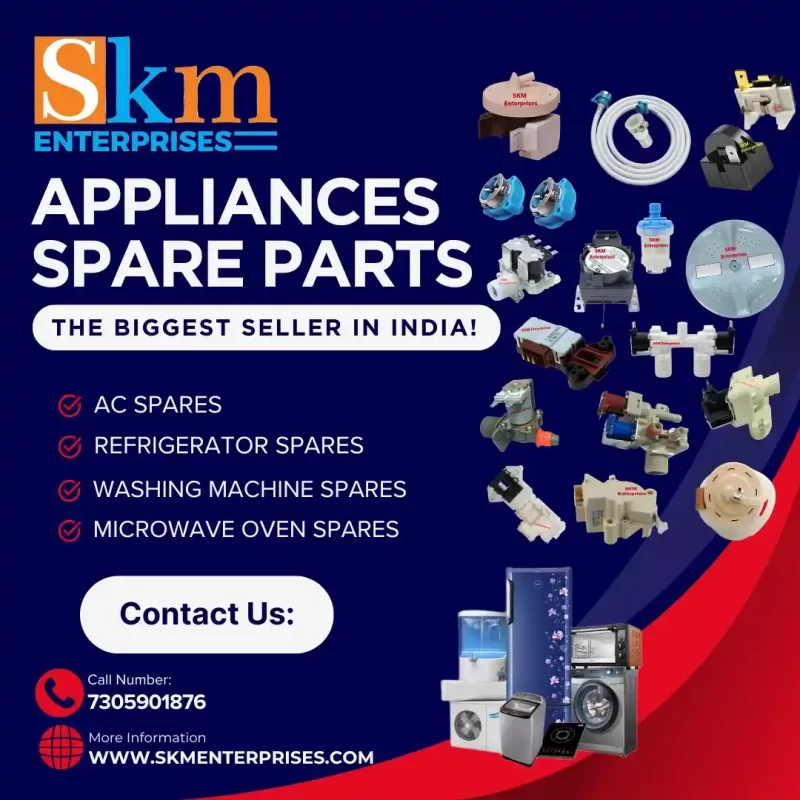 Appliances Spare Parts Shop in Kolathur, Chennai Tamil Nadu – SKM Enterprises