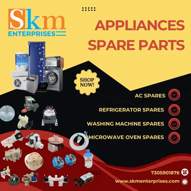 Appliances Spare Parts Shop in Komaleeswaranpet, Chennai Tamil Nadu – SKM Enterprises