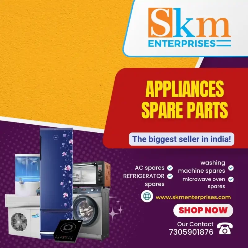 Appliances Spare Parts Shop in Korukkupet, Chennai Tamil Nadu – SKM Enterprises