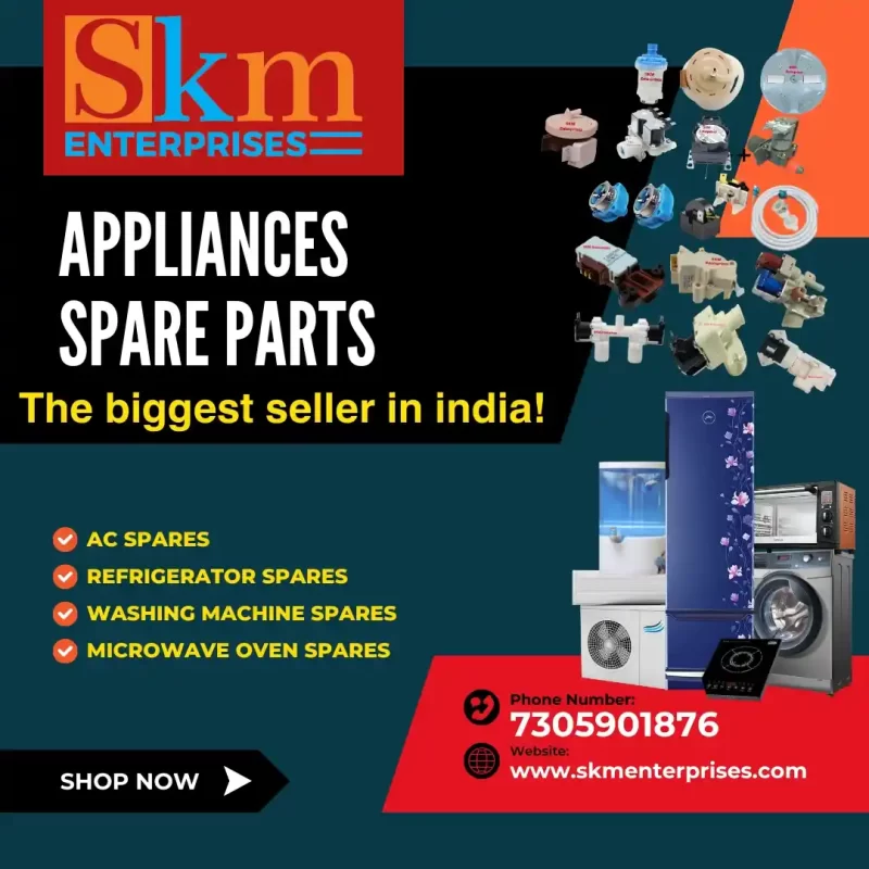 Appliances Spare Parts Shop in Lakshmipuram, Chennai Tamil Nadu – SKM Enterprises
