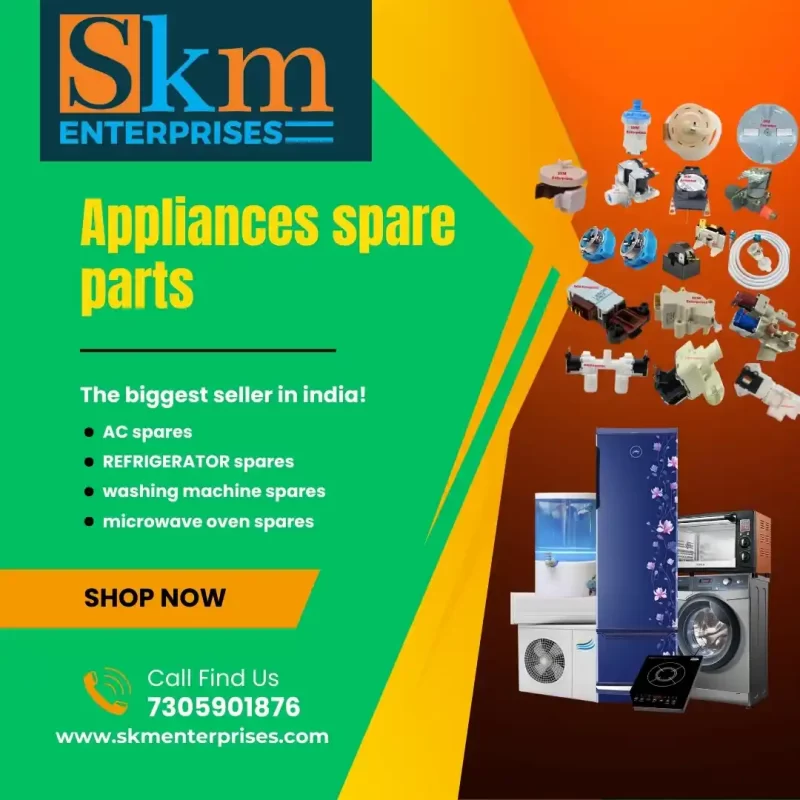 Appliances Spare Parts Shop in Madhavaram, Chennai Tamil Nadu – SKM Enterprises