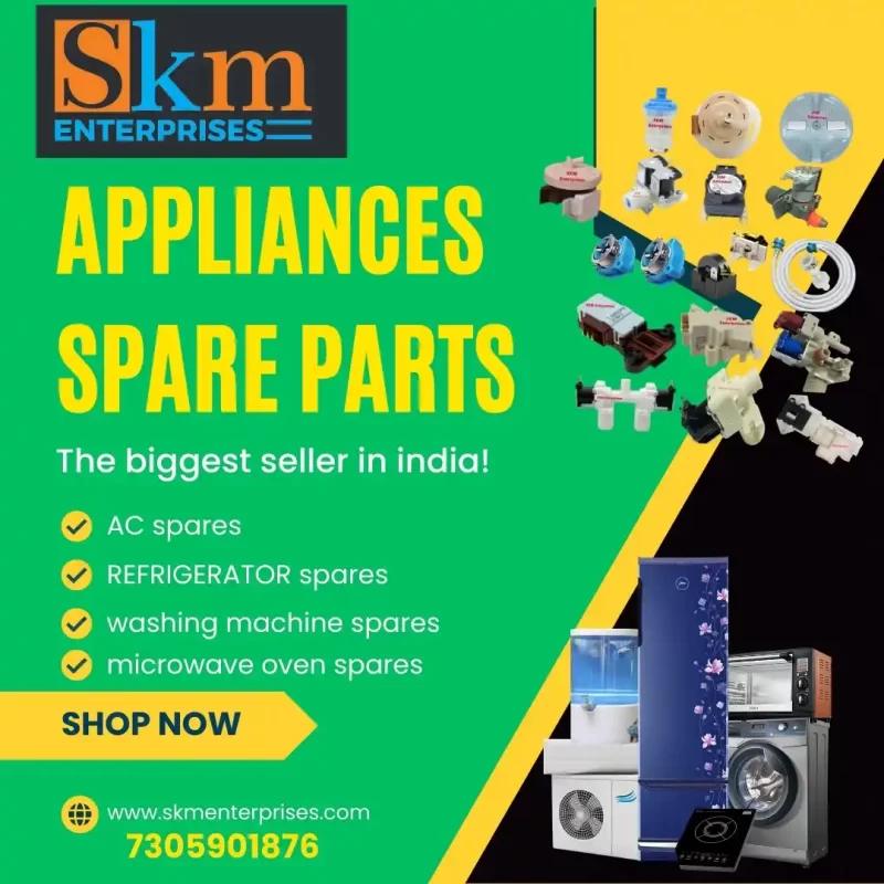 Appliances Spare Parts Shop in Manali, Chennai Tamil Nadu – SKM Enterprises