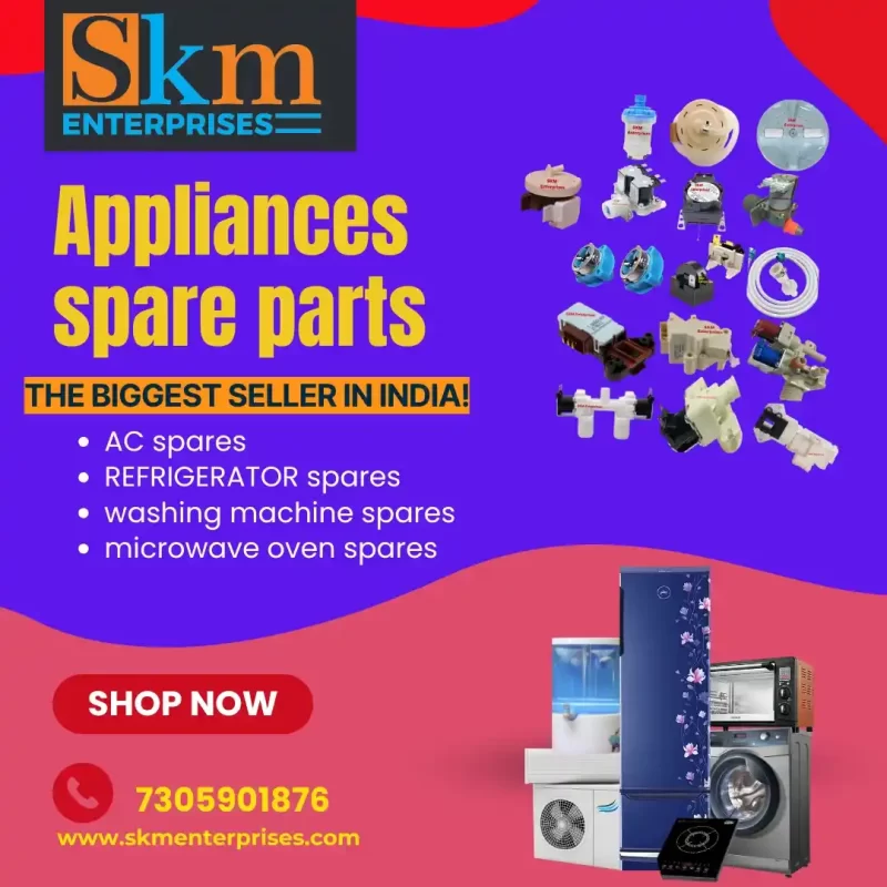 Appliances Spare Parts Shop in Mathur, Chennai Tamil Nadu – SKM Enterprises