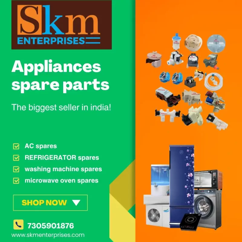 Appliances Spare Parts Shop in Moolachathiram, Chennai Tamil Nadu – SKM Enterprises