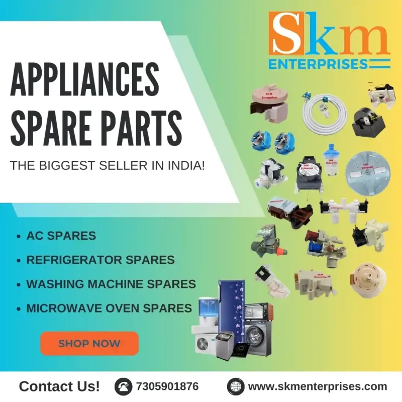 Appliances Spare Parts Shop in Nammalwarpet, Chennai Tamil Nadu – SKM Enterprises