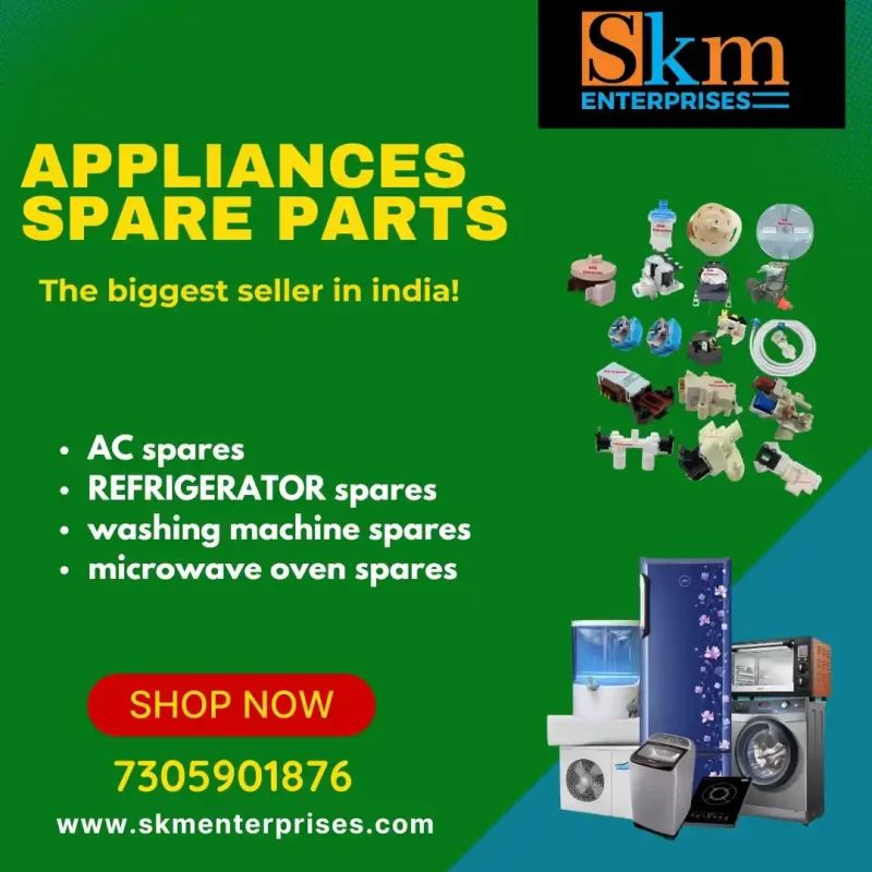 Appliances Spare Parts Shop in Ntr Andhra Pradesh – SKM Enterprises
