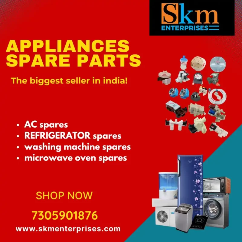 Appliances Spare Parts Shop in Ntr Andhra Pradesh – SKM Enterprises