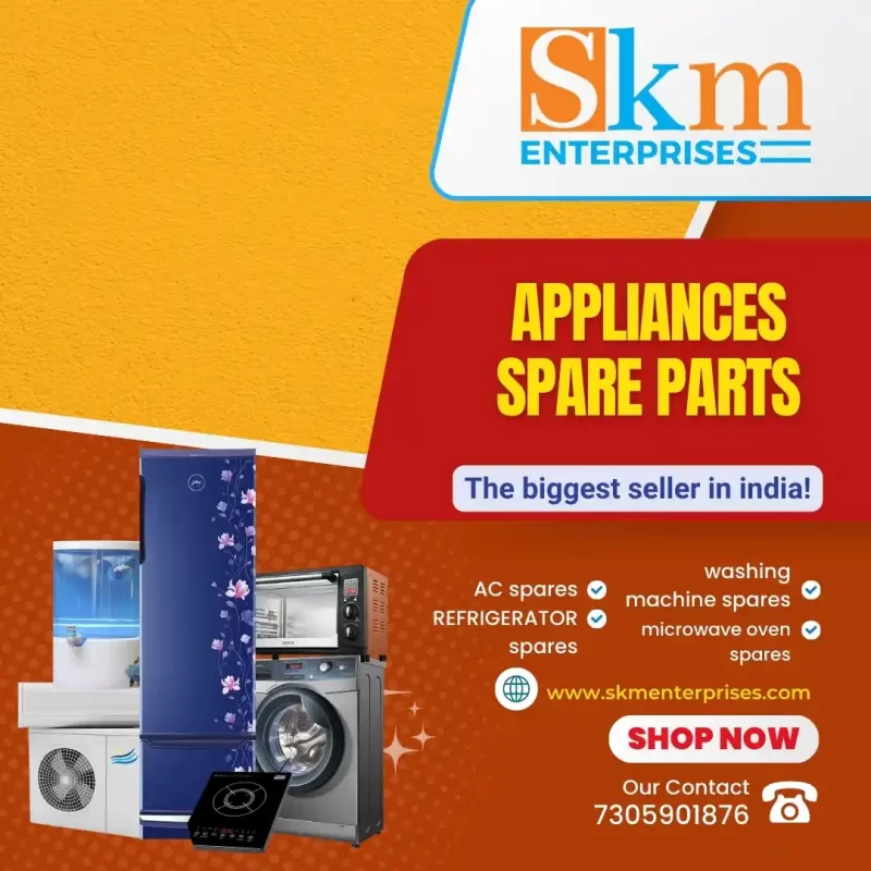 Appliances Spare Parts Shop in Old Washermanpet, Chennai Tamil Nadu – SKM Enterprises