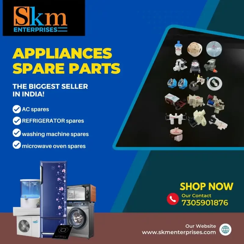 Appliances Spare Parts Shop in Park Town, Chennai Tamil Nadu – SKM Enterprises