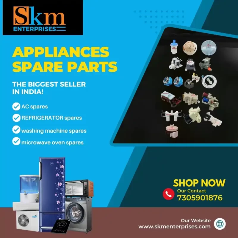 Appliances Spare Parts Shop in Park Town, Chennai Tamil Nadu – SKM Enterprises
