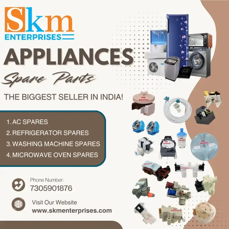 Appliances Spare Parts Shop in Pattalam, Chennai Tamil Nadu – SKM Enterprises