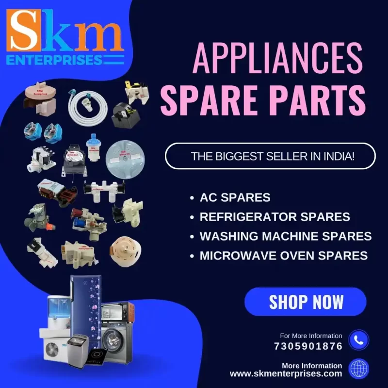 Appliances Spare Parts Shop in Periamet, Chennai Tamil Nadu – SKM Enterprises