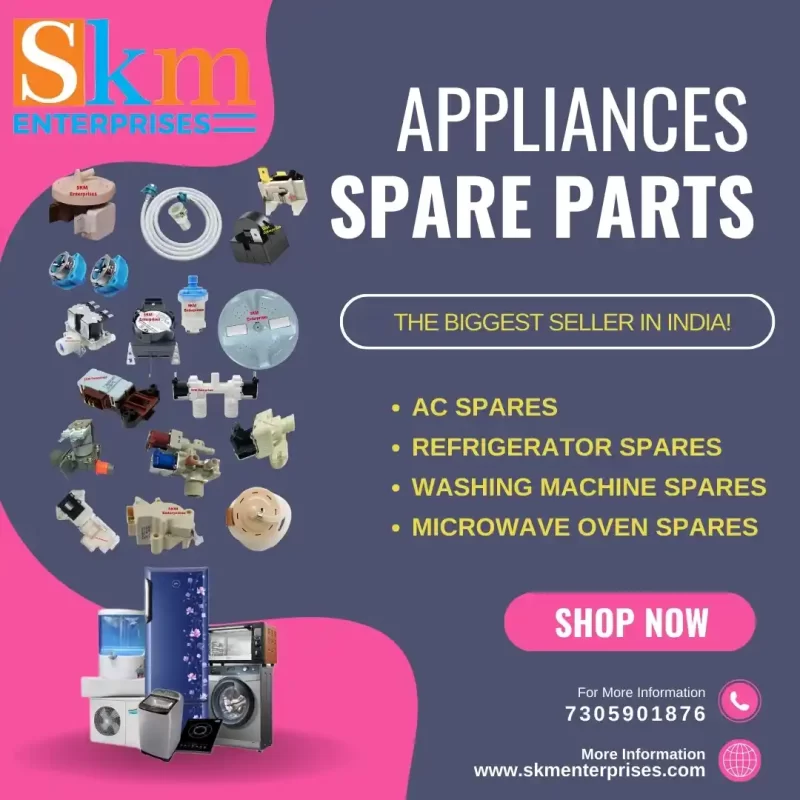 Appliances Spare Parts Shop in Purasaiwakkam, Chennai Tamil Nadu – SKM Enterprises