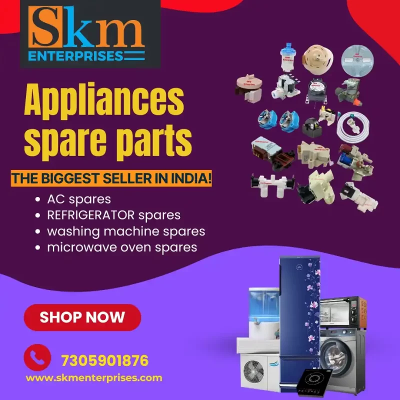 Appliances Spare Parts Shop in Puzhal, Chennai Tamil Nadu – SKM Enterprises
