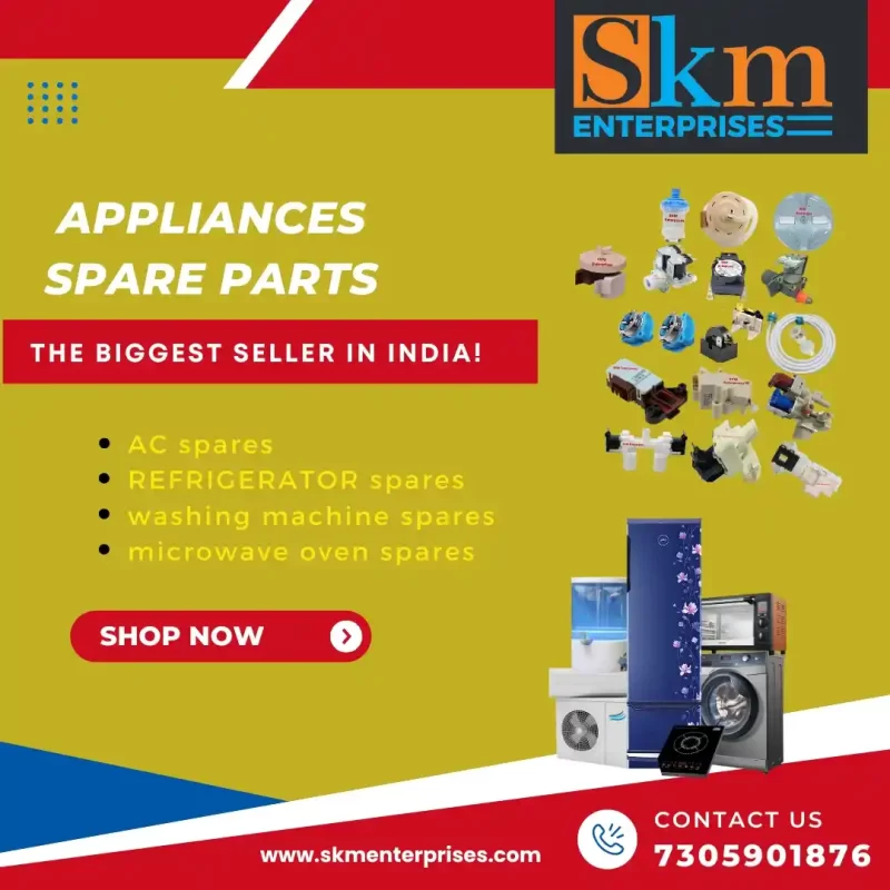 Appliances Spare Parts Shop in Sadayankuppam, Chennai Tamil Nadu – SKM Enterprises