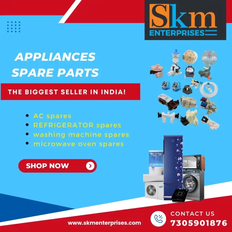 Appliances Spare Parts Shop in Sadayankuppam, Chennai Tamil Nadu – SKM Enterprises