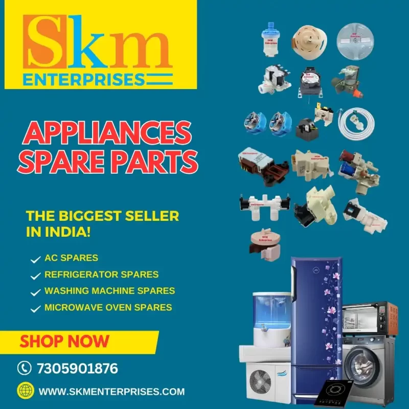 Appliances Spare Parts Shop in Seven Wells, Chennai Tamil Nadu – SKM Enterprises