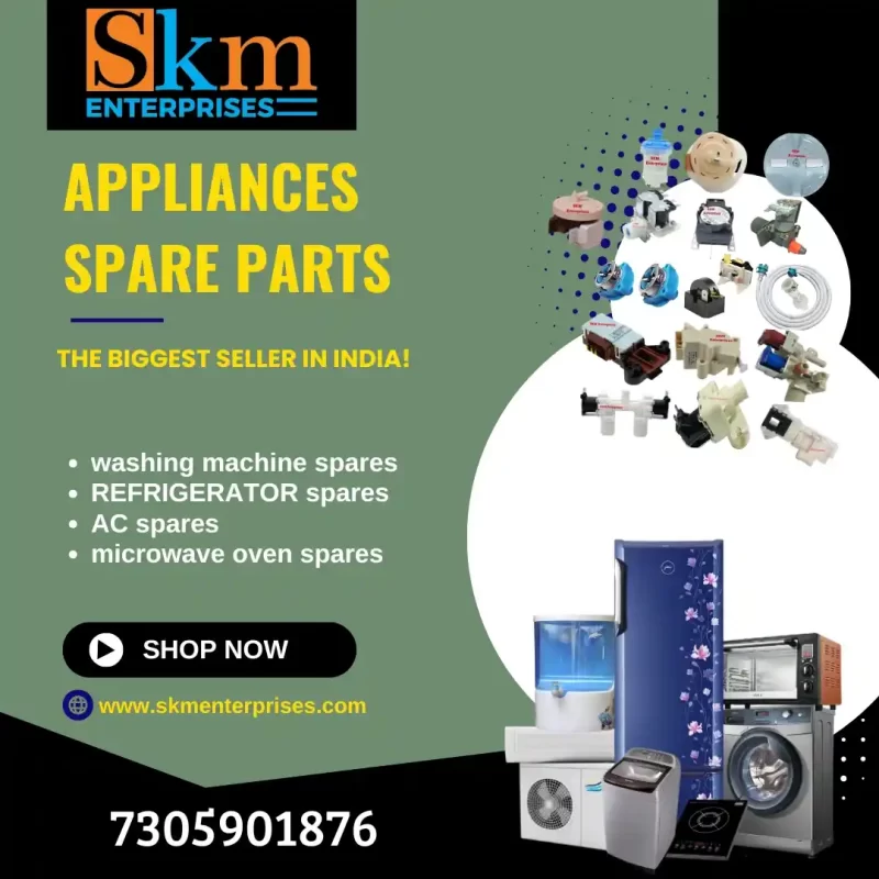Appliances Spare Parts Shop in Uttarakhand – SKM Enterprises